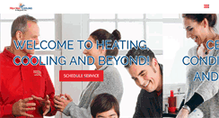 Desktop Screenshot of heatingcoolingbeyond.com